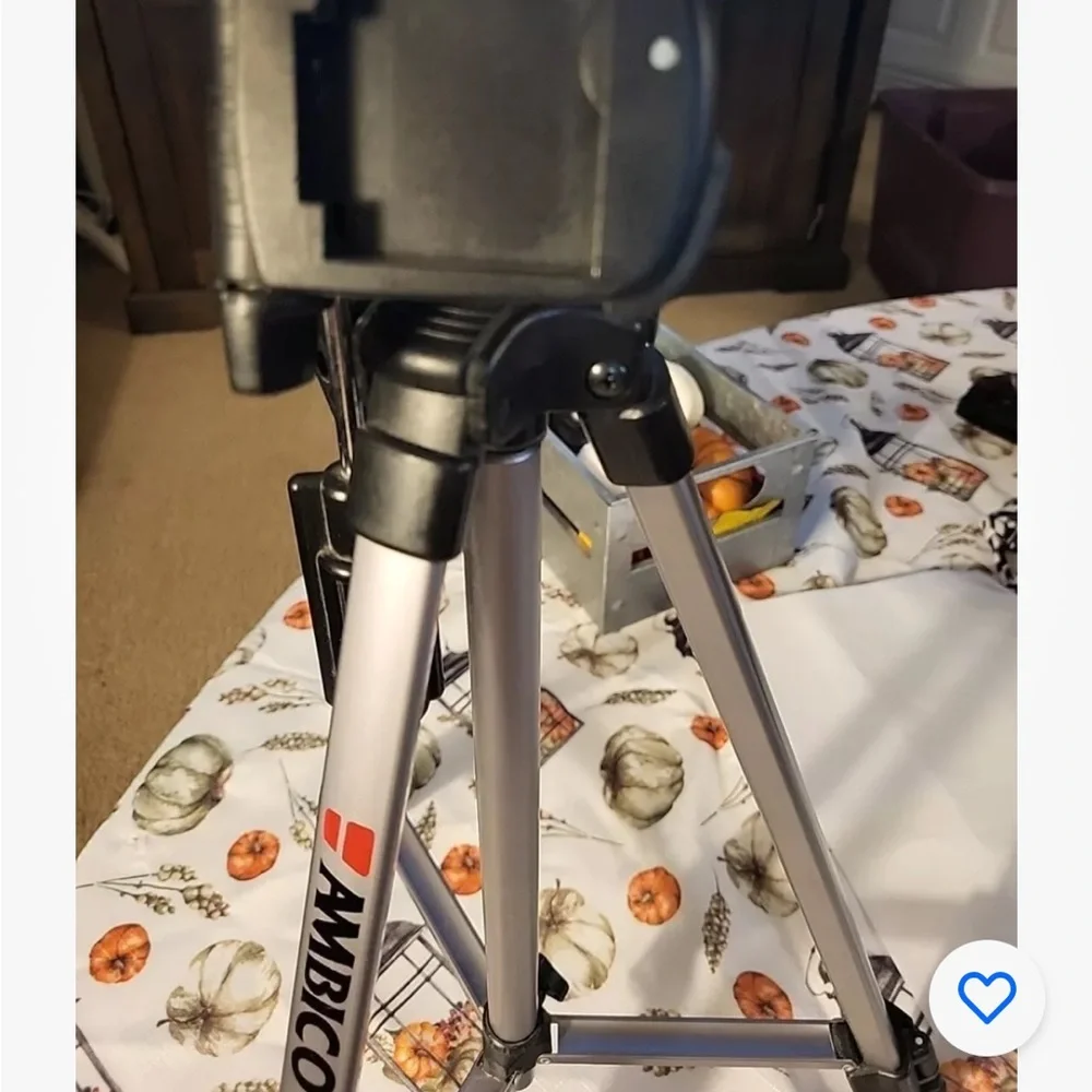 Silver Camera Tripod